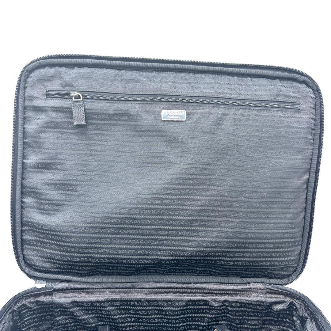 プラダ スーツケース ブラック ナイロン 2輪 メンズ