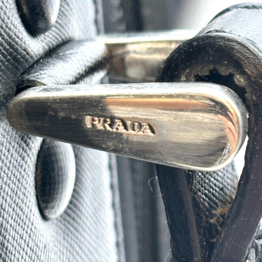 プラダ スーツケース ブラック ナイロン 2輪 メンズ