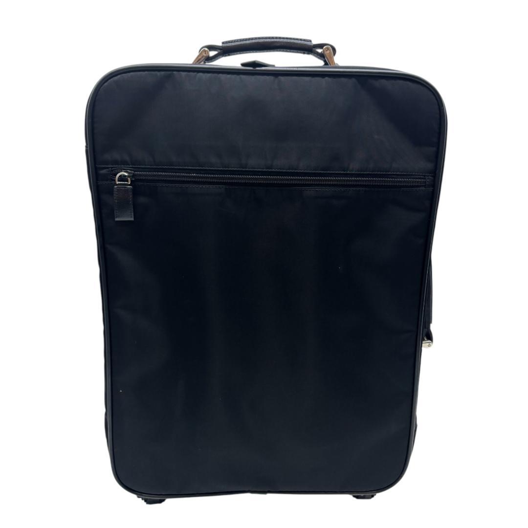 プラダ スーツケース ブラック ナイロン 2輪 メンズ