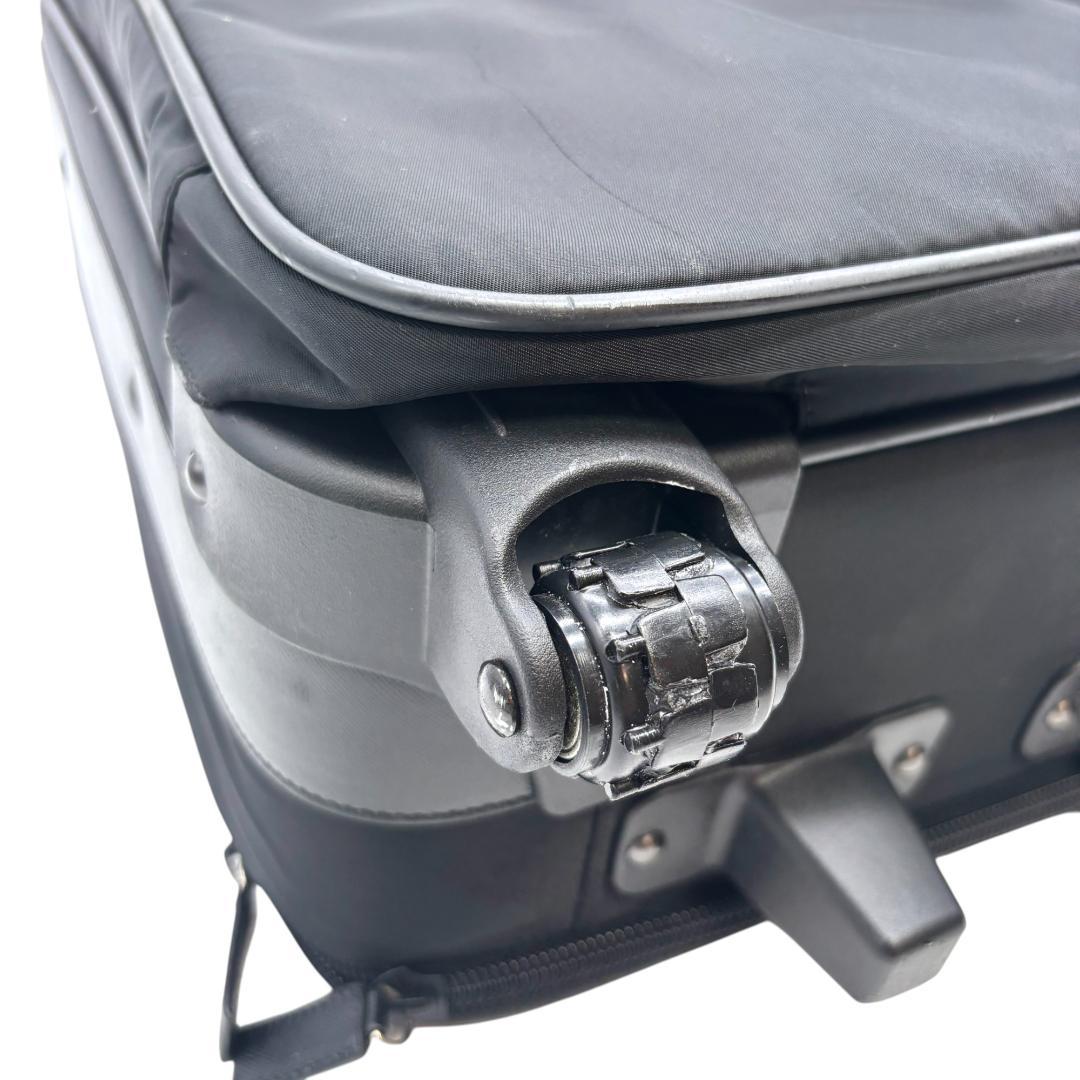 プラダ スーツケース ブラック ナイロン 2輪 メンズ