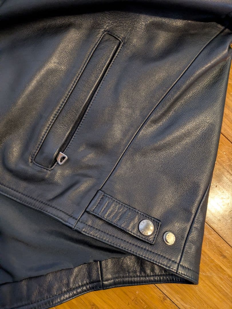 EMMETI エンメティ ブラック レザー シングルライダース 美品