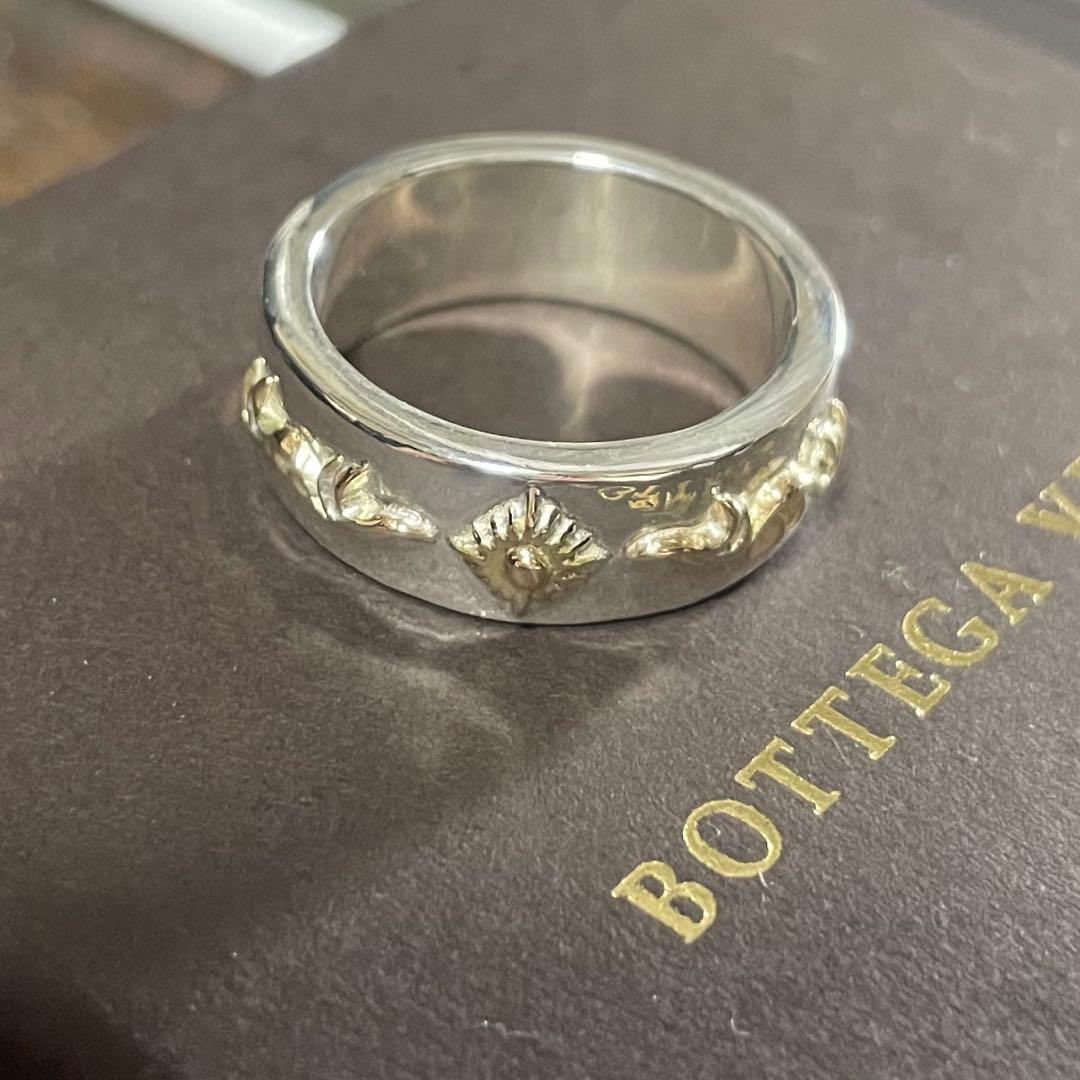 k18 リング　17 ゴールド　アリゾナフリーダム　指輪　浮き彫り　唐草　k18