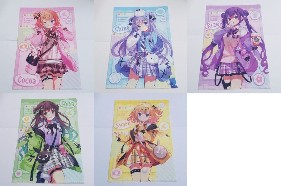 【ラス1】ご注文はうさぎですか So cute girls クリアファイル 全種