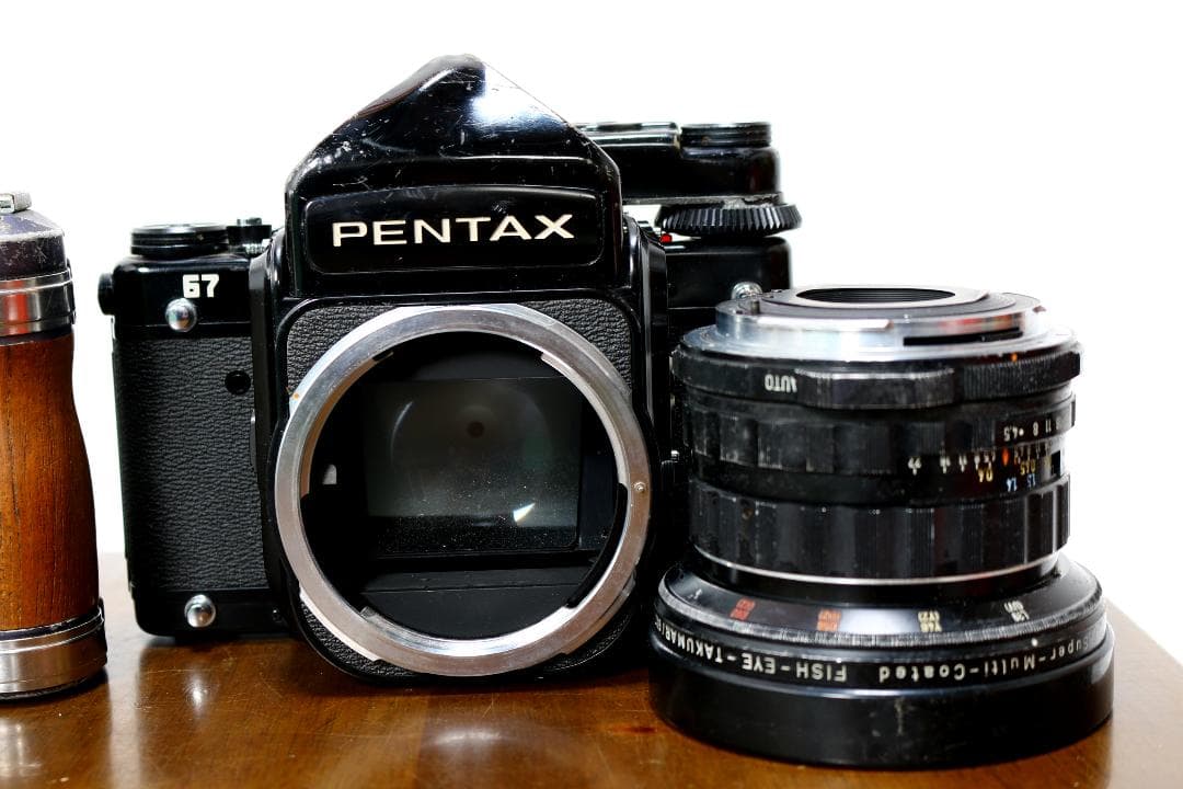 PENTAX 67 ボディTTL ペンタプリズム付　2台　レンズ付