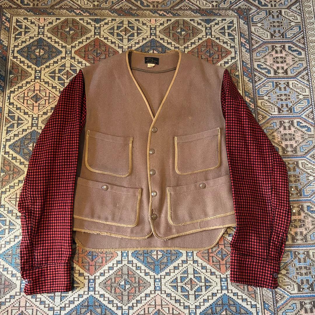 希少 50s 筆記体タグ L.L. Bean エンジニアジャケット ハンティング