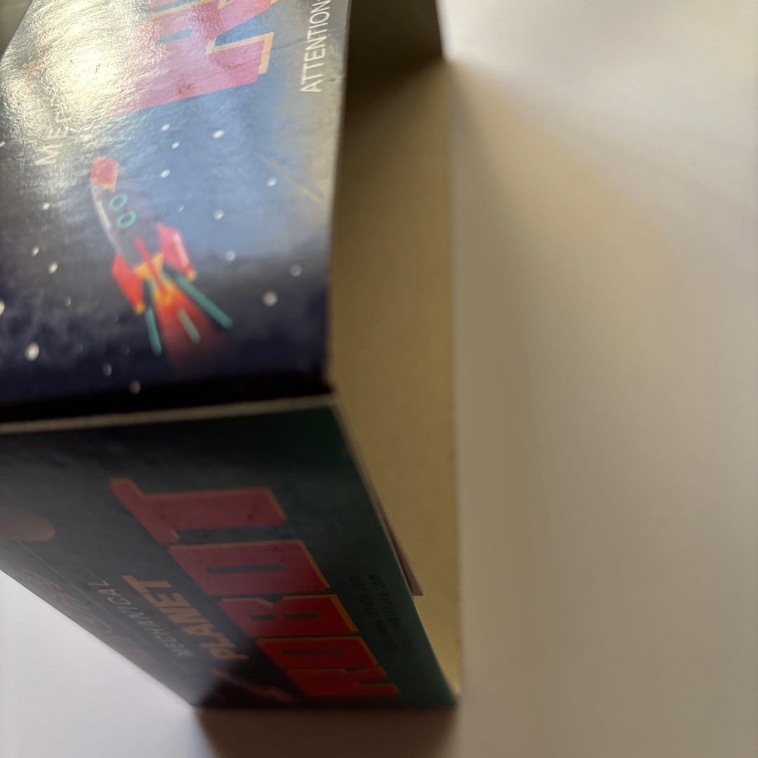 Mechanical Planet Robot 黒/赤　ブリキ　新品未使用