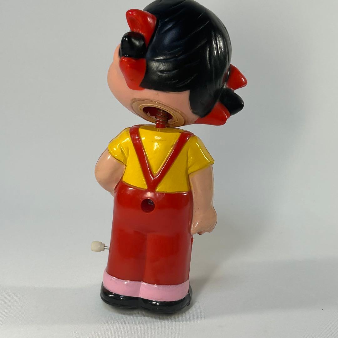 不二家　ペコちゃん　首振り人形　ゼンマイ人形　レトロ