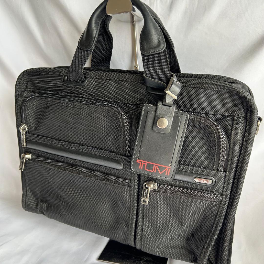 【美品】TUMI トゥミ 2way ビジネスバッグ ブリーフケース ブラック