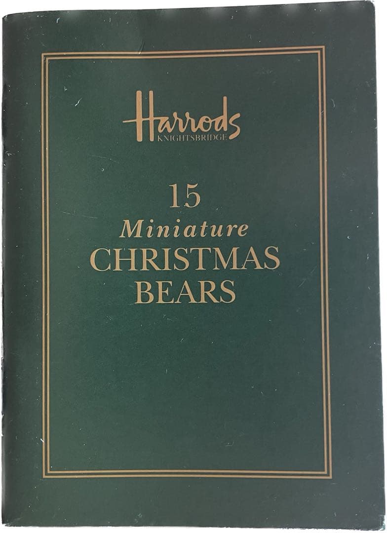 Harrodsミニチュア クリスマス ベアーズ