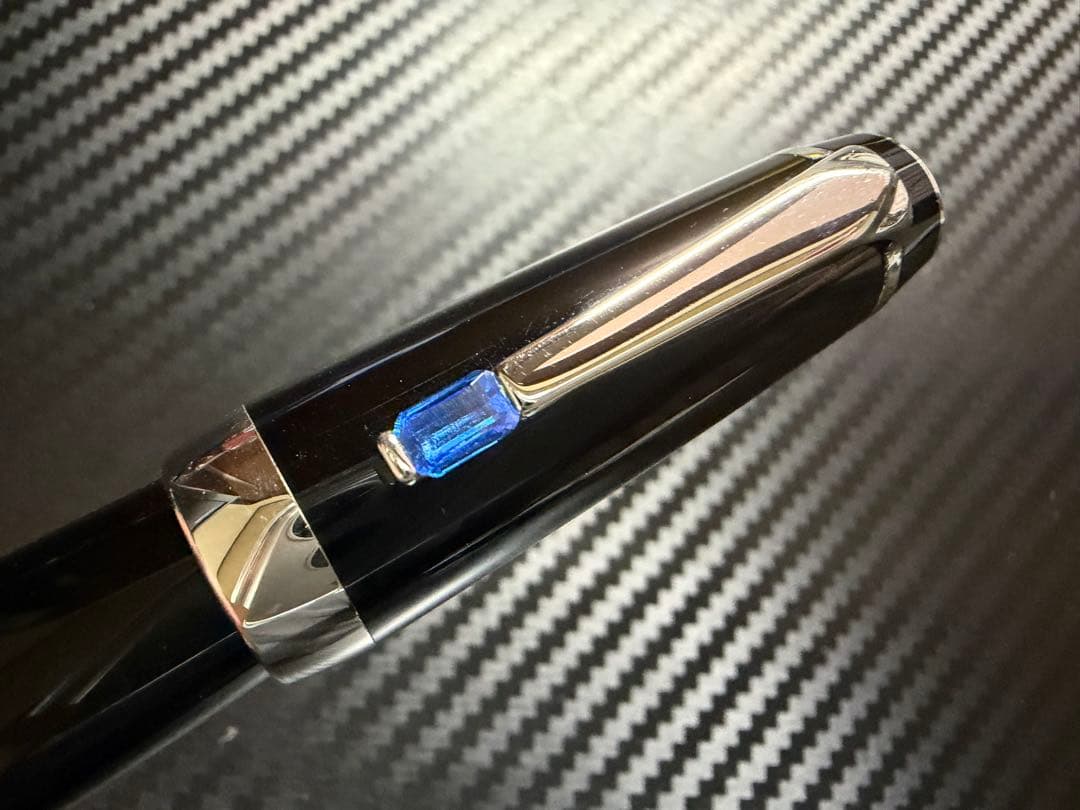 美品 モンブラン ボエム ブルー ローラーボール