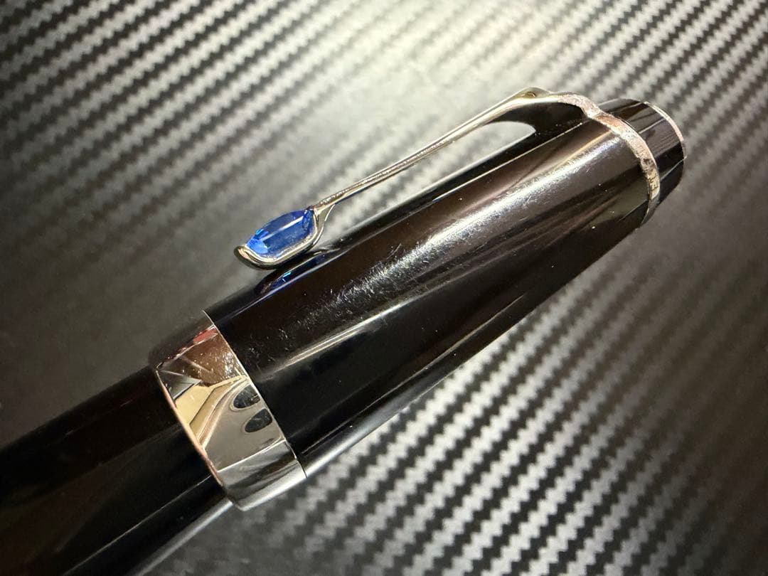 美品 モンブラン ボエム ブルー ローラーボール