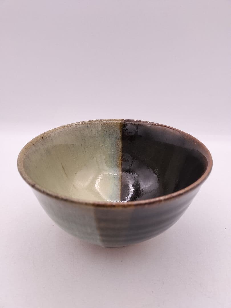 c596 数茶碗 朝鮮唐津 片身変り 10客 武村利左衛門 木箱 茶道具 古物