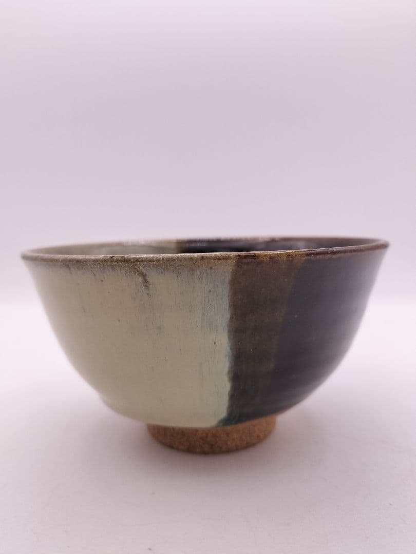 c596 数茶碗 朝鮮唐津 片身変り 10客 武村利左衛門 木箱 茶道具 古物