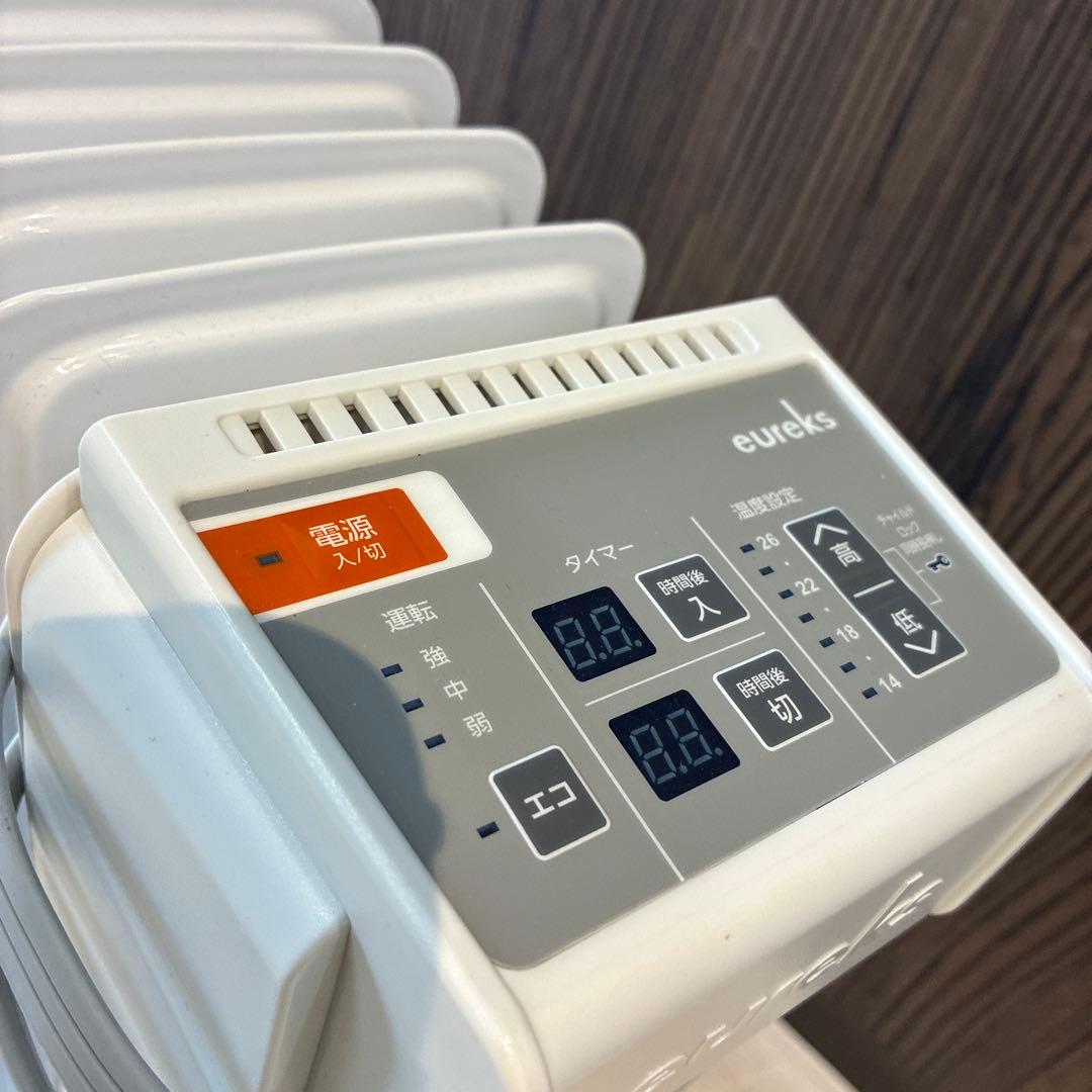 eureks VF12ES(SW) オイルヒーター 1500W