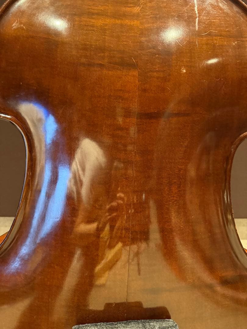 引取り限定 コントラバス 本体 エマニュエル・ヴィルファー 側面に割れ有り