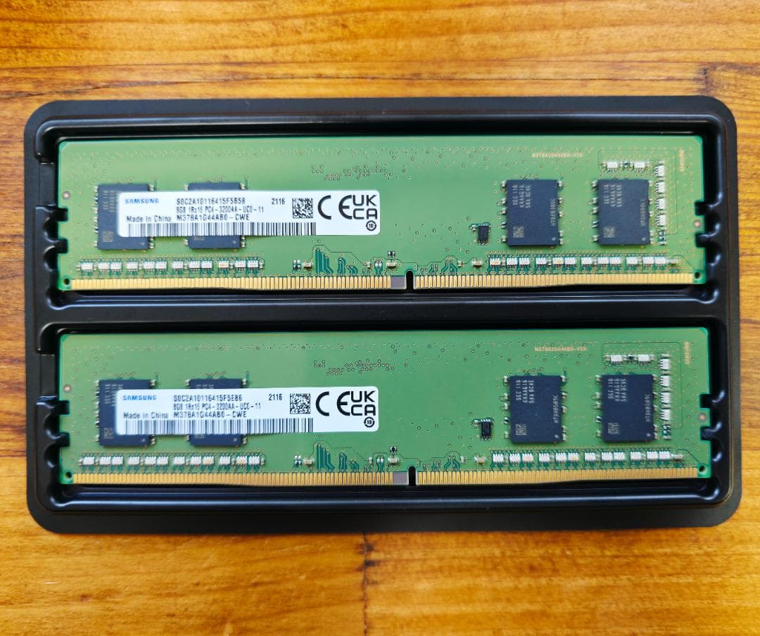 SAMSUNG PC4-3200AA 8GB×2枚 ディスクトップPC メモリ