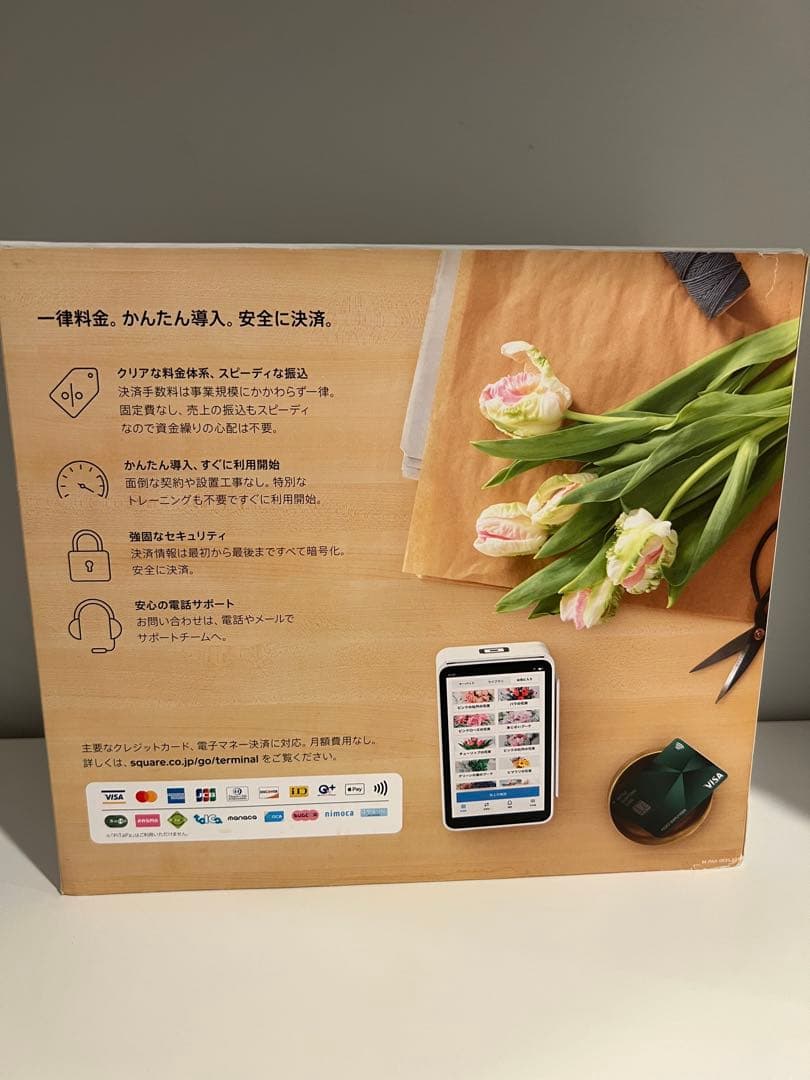 Square Terminal 本体・元箱・充電器・レジロール紙付き