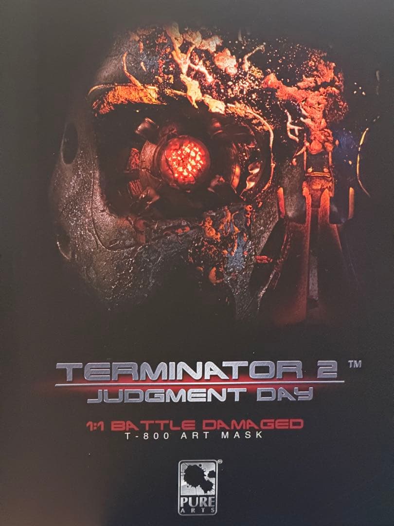 ターミネーター2 T-800 エンドスケルトン アートマスク バトルダメージ
