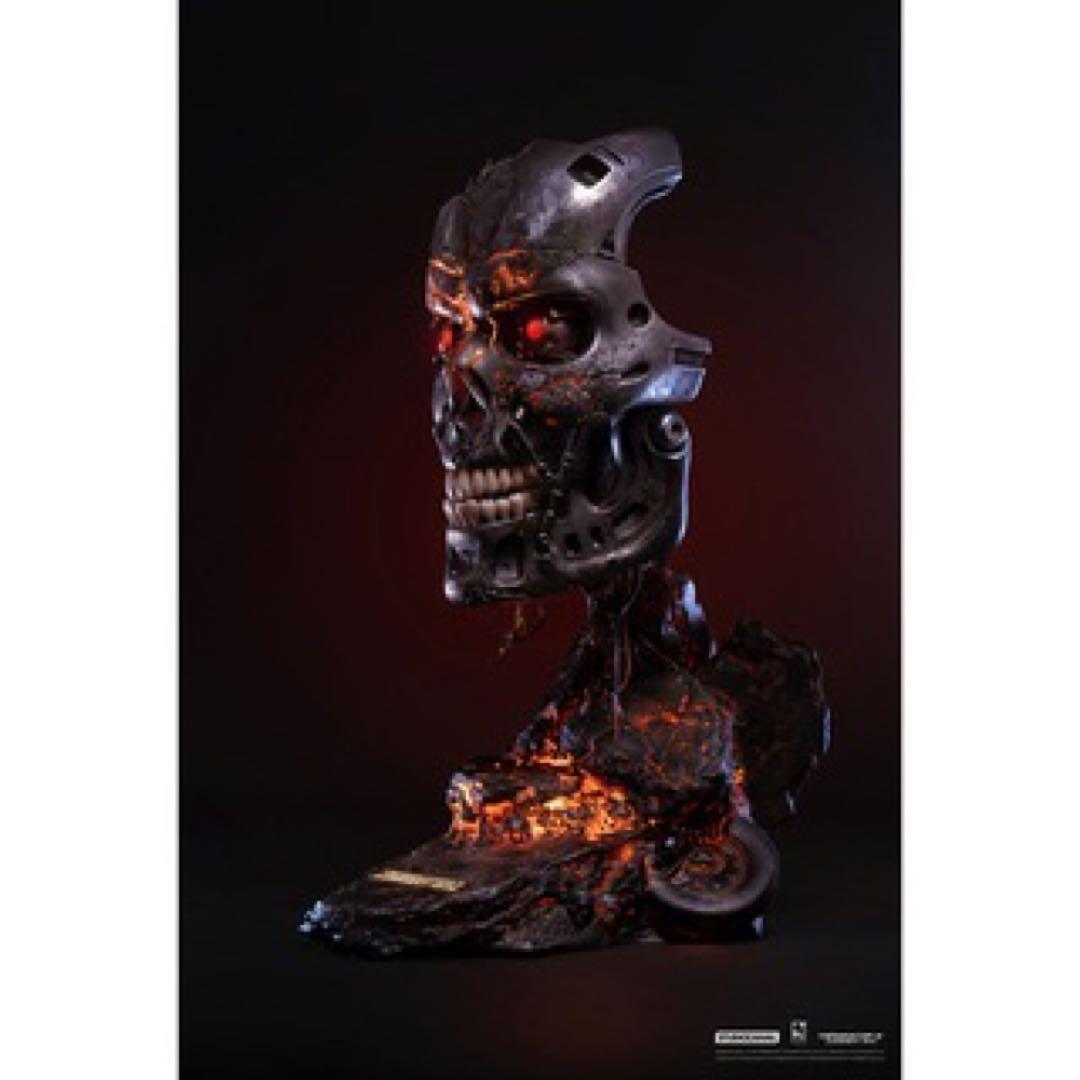 ターミネーター2 T-800 エンドスケルトン アートマスク バトルダメージ