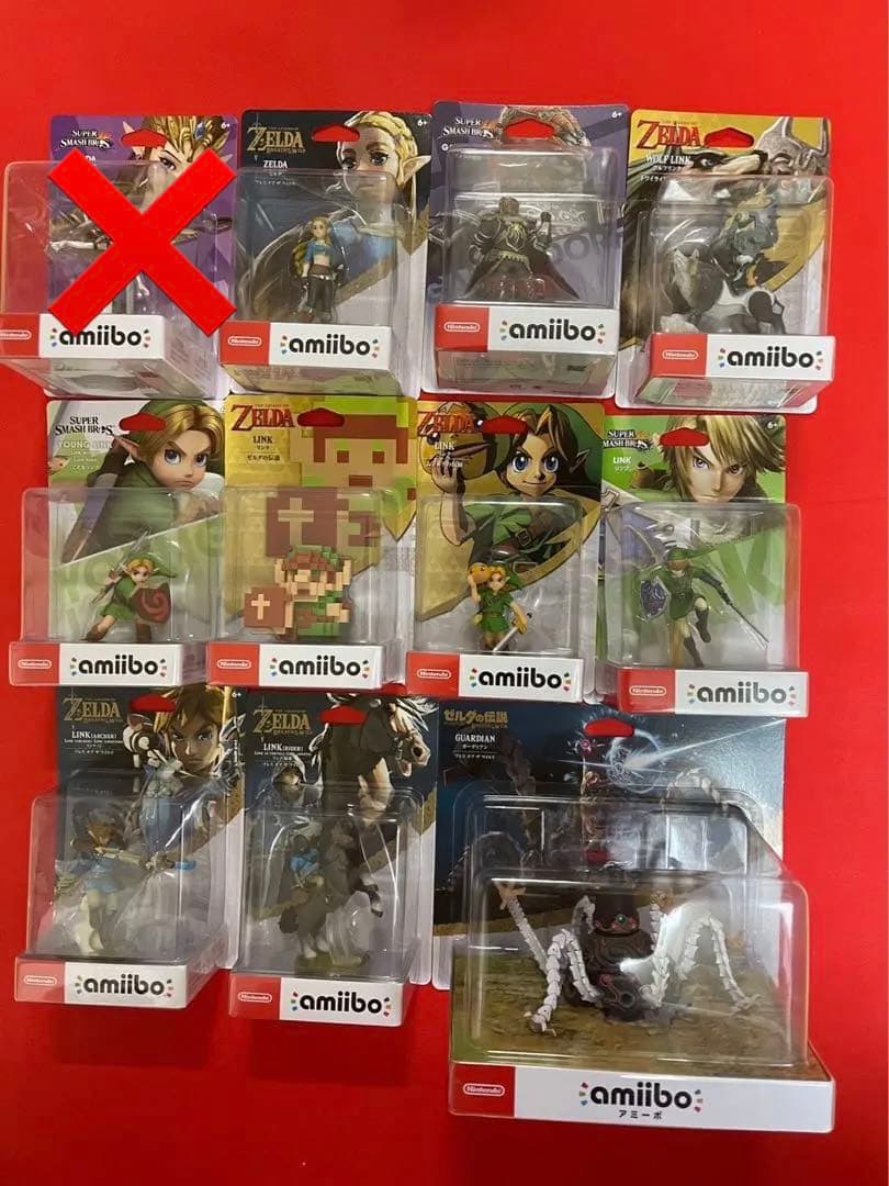 新品未開封☆amiibo10点セット☆ゼルダの伝説シリーズ☆Nintendo