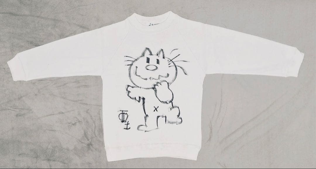 1964年水森亜土NHKまんが学校サイン直筆イラスト未来劇場みーたんトレーナー