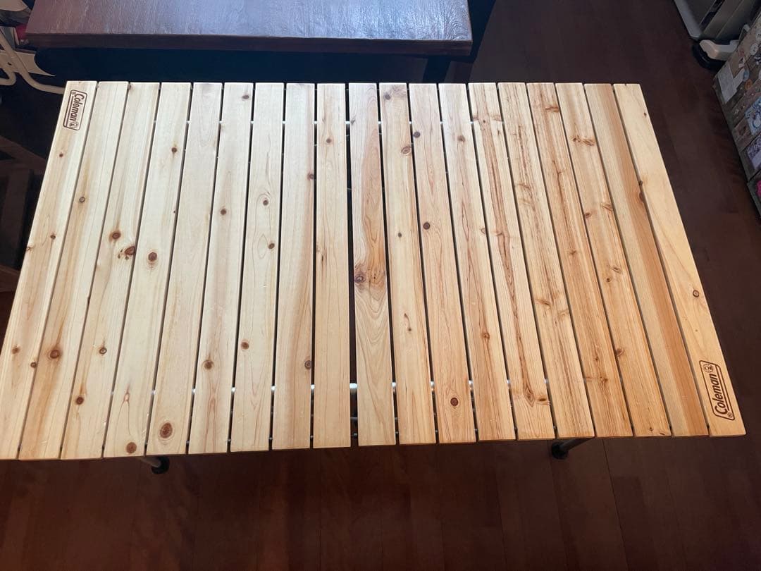 ナチュラルウッドロールテーブル110