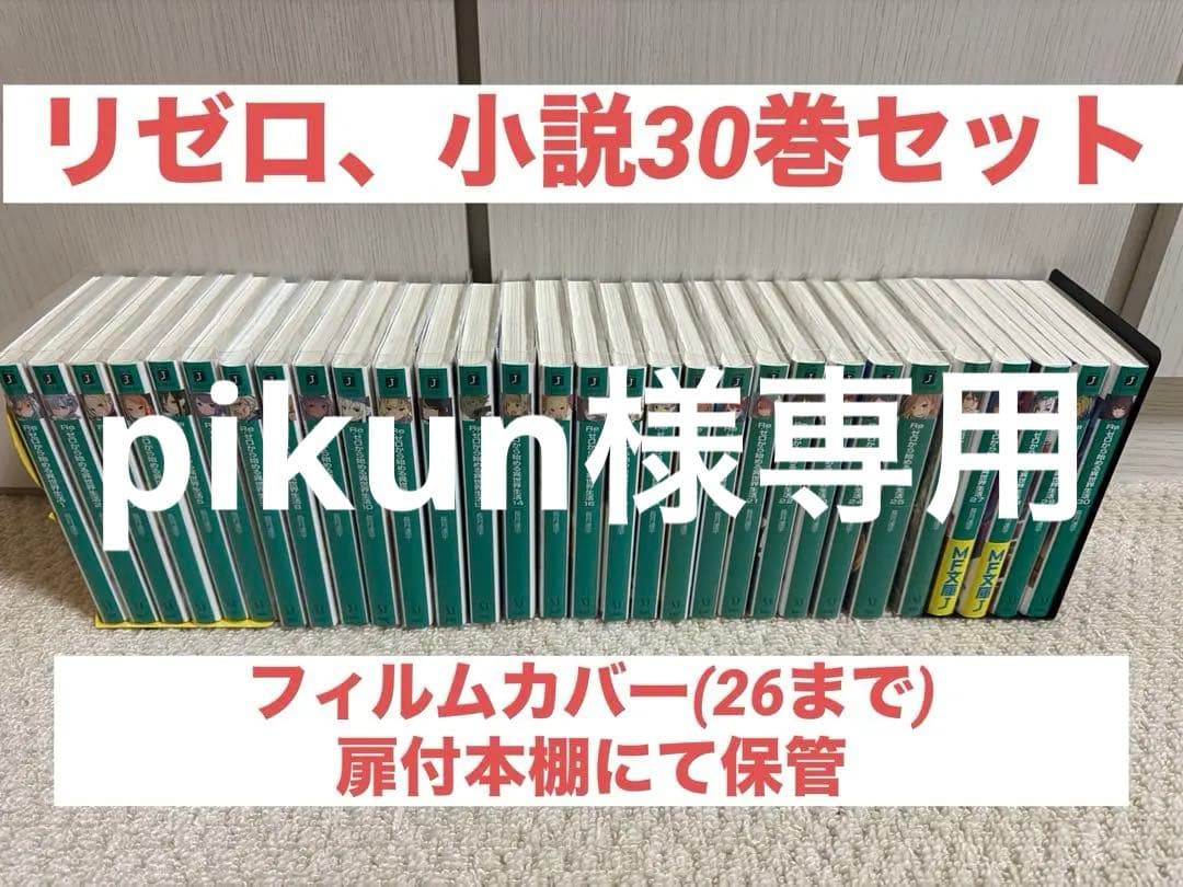 Re:ゼロから始める異世界生活 小説 1～30巻 セット