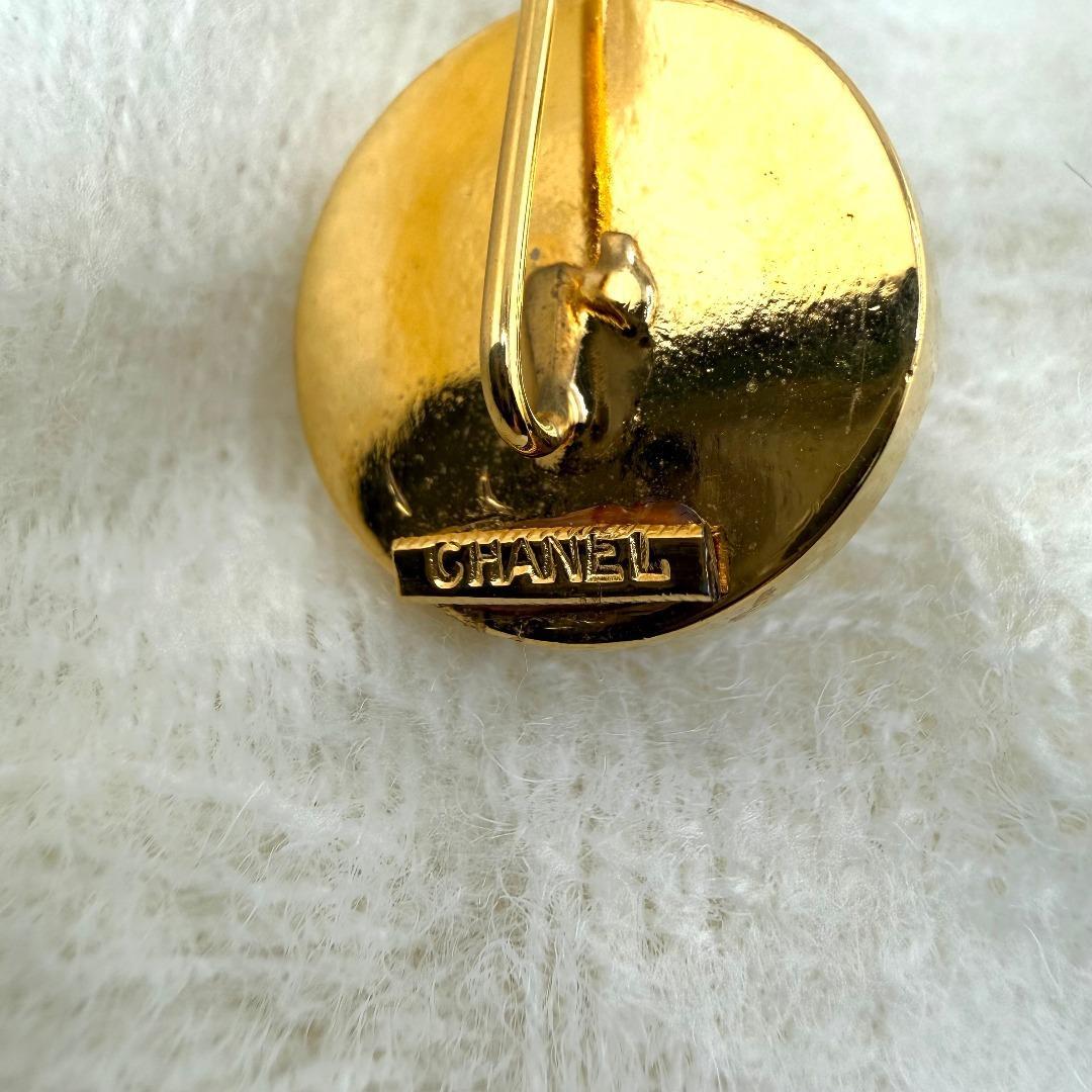 CHANEL シャネル ココマーク ピンブローチ ゴールド レディース