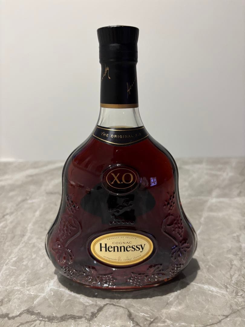 『新品未使用』ヘネシーHennessy XO コニャック 750ml黒キャップ