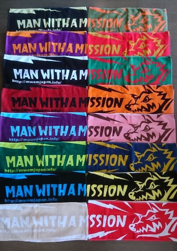 man with a mission マフラータオル 82種類 グッズ セット