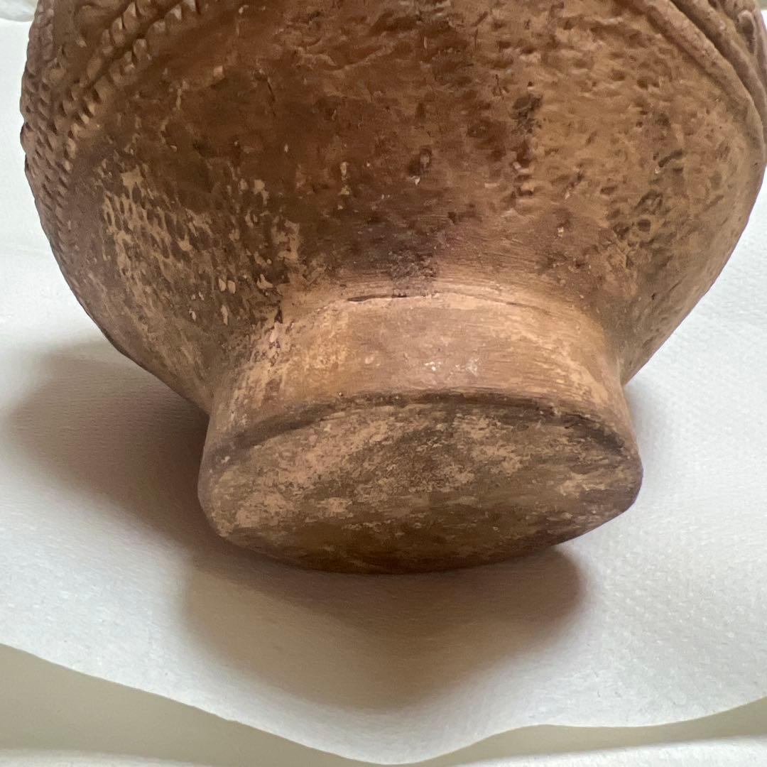 縄文時代の土器　爪形文鉢形土器（つめがたもんはちがたどき）