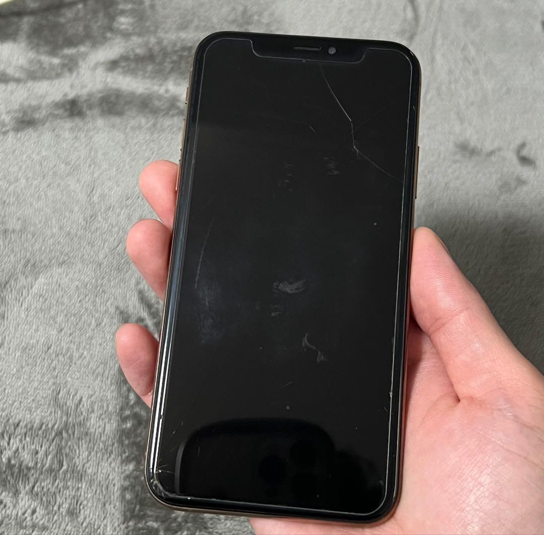 SR様⭕️iPhoneXS Gold（ゴールド） SIMフリー 64GB 状態×