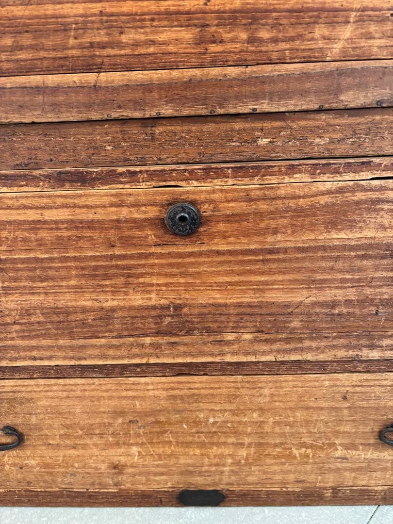 桐箪笥 4段 アンティーク 時代箪笥 和箪笥 古道具 古家具 明治