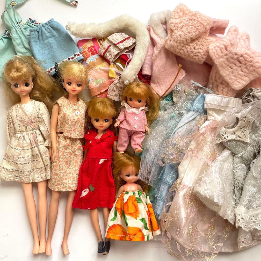 リカちゃん人形 5体 まとめ売り 昭和レトロ 80年代 【匿名配送】