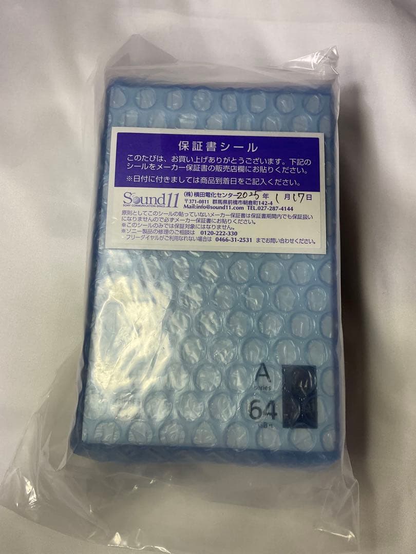 ソニー　ウォークマン　Sony Walkman NW-A307 64GB 新品