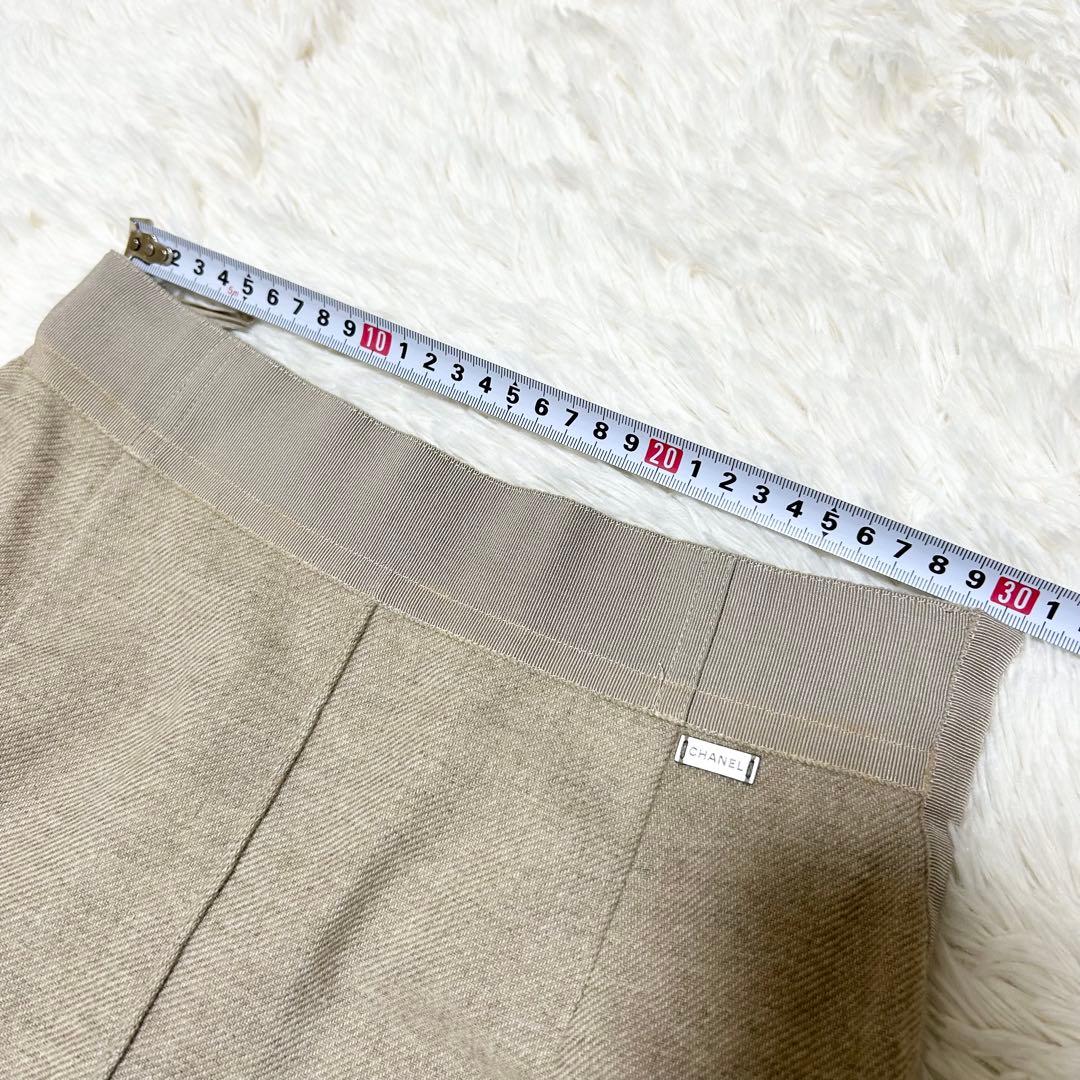 【高級】美品 CHANEL シャネル スカート カシミヤ100% 99A