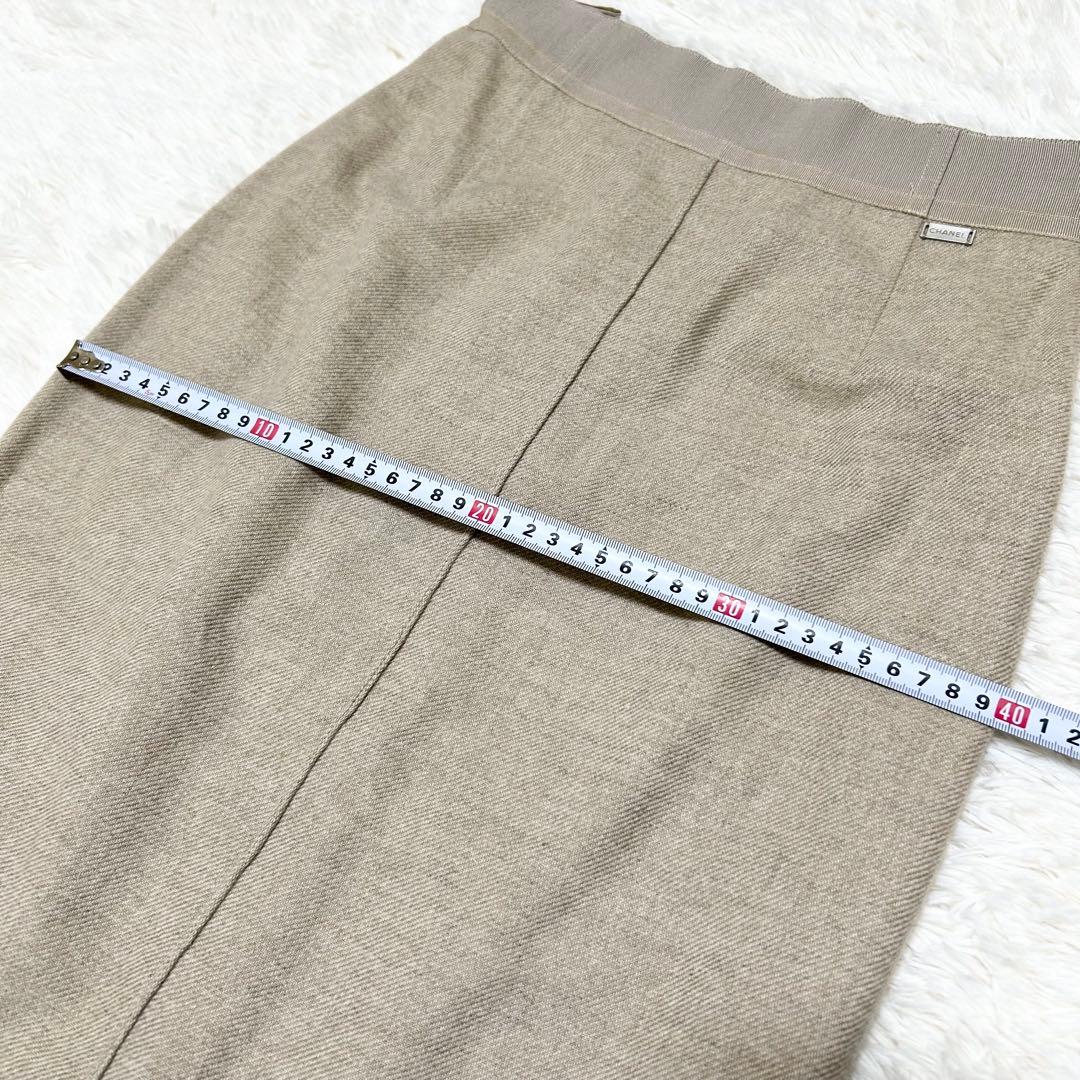 【高級】美品 CHANEL シャネル スカート カシミヤ100% 99A