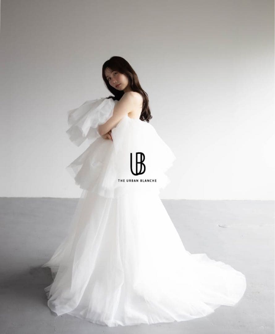 THE URBAN BLANCHE ウエディングドレス 前取りドレス
