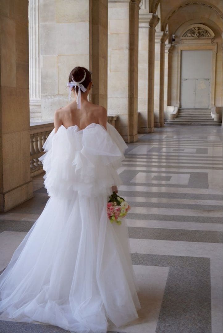 THE URBAN BLANCHE ウエディングドレス 前取りドレス