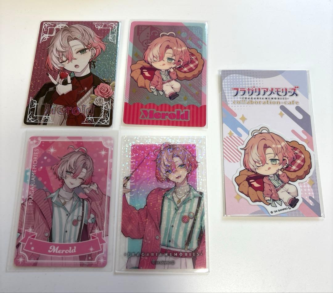 フラガリアメモリーズ 1周年　キラキラカード　カードセット　メロルド