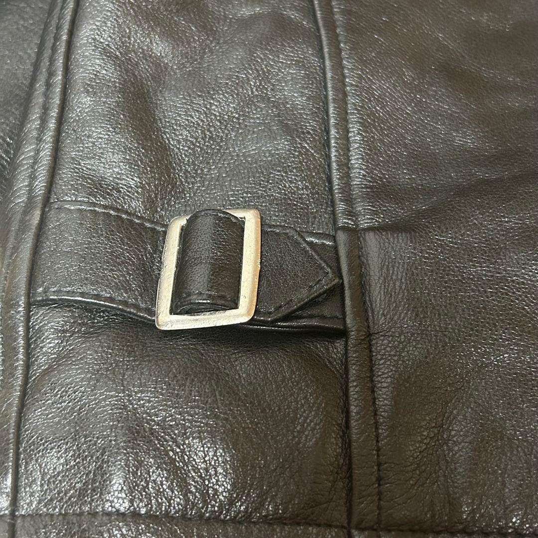 WindArmor アメリカ製本革 00s ライダースジャケット ブラック 短丈