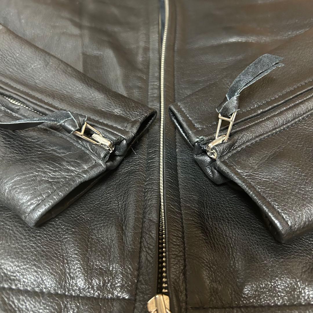 WindArmor アメリカ製本革 00s ライダースジャケット ブラック 短丈