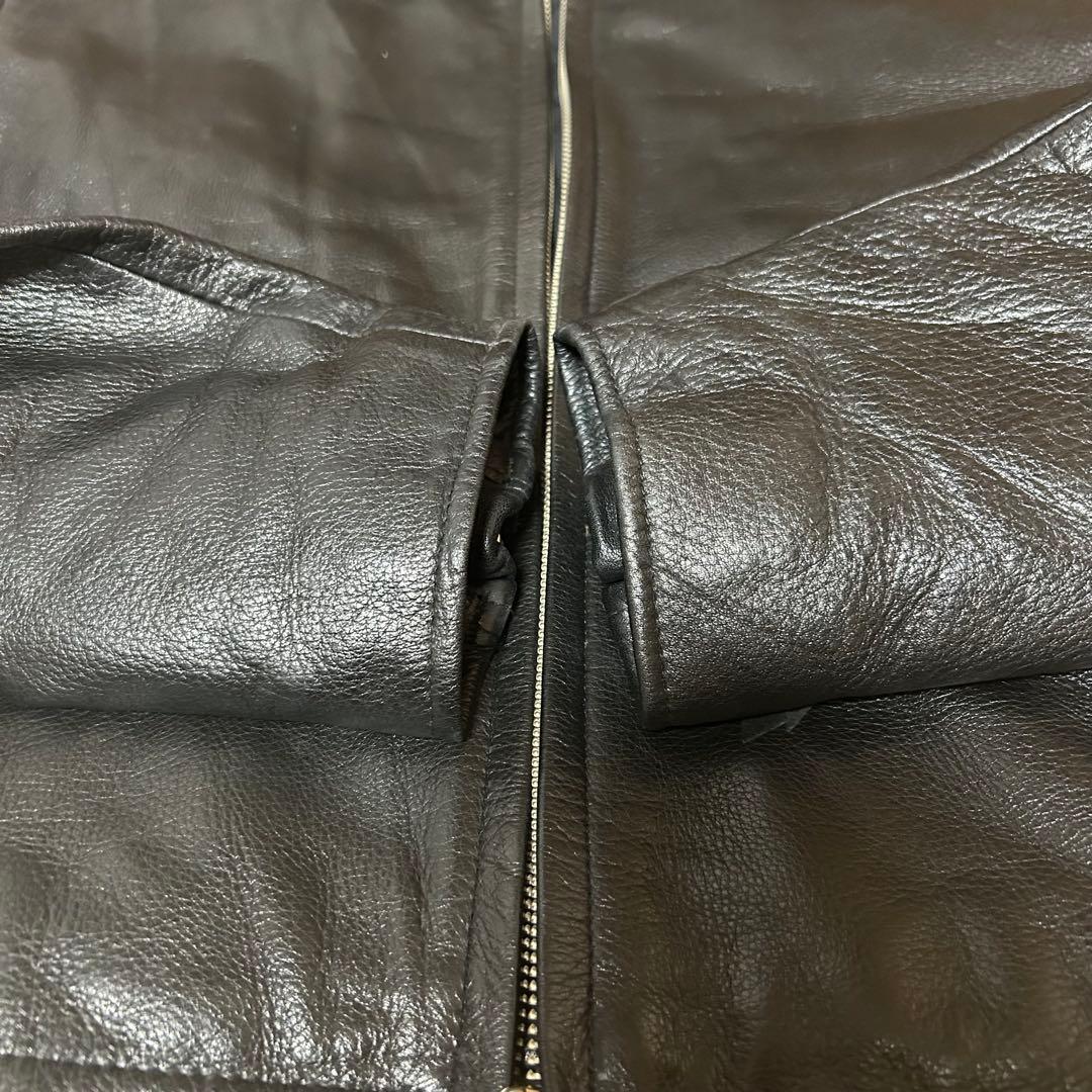 WindArmor アメリカ製本革 00s ライダースジャケット ブラック 短丈