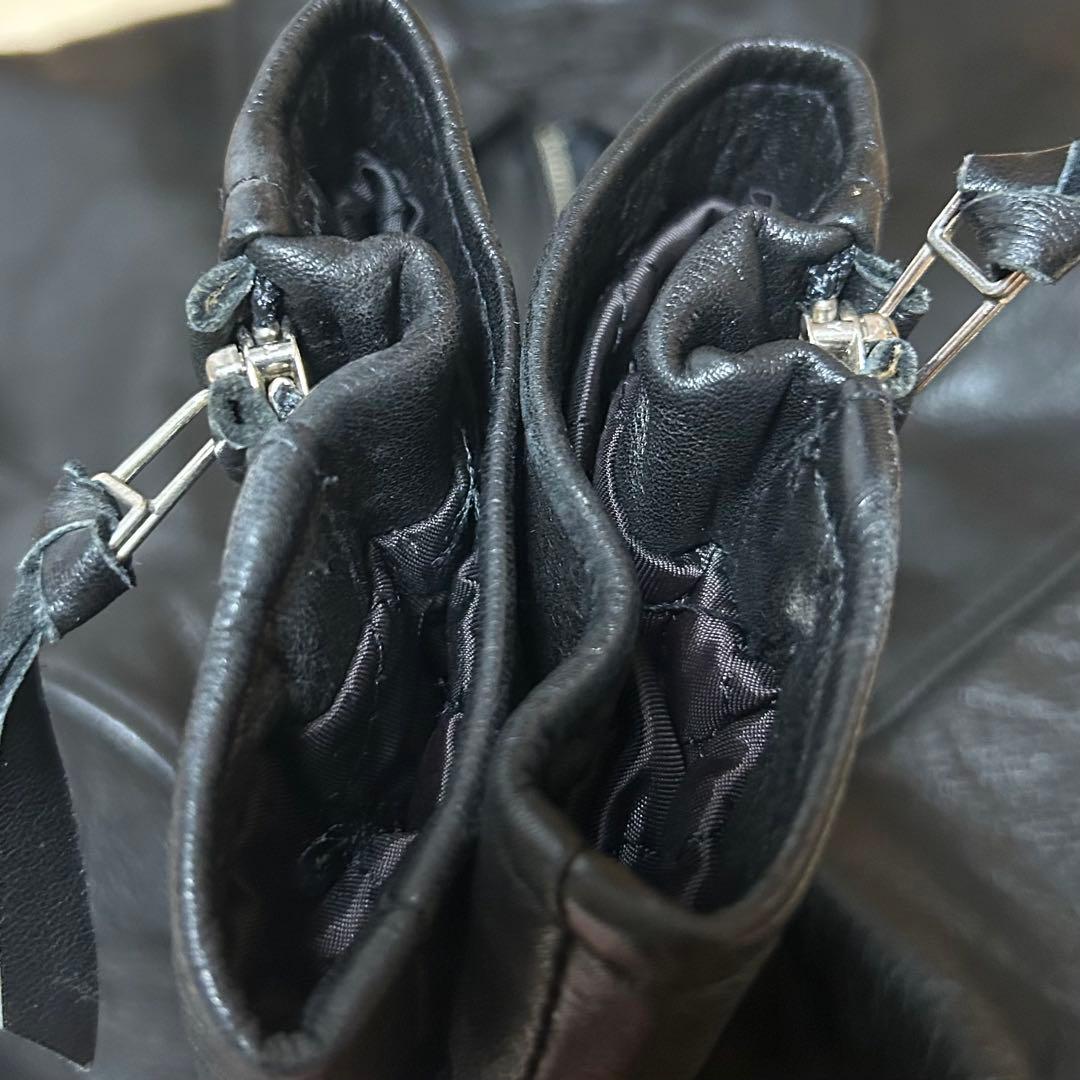 WindArmor アメリカ製本革 00s ライダースジャケット ブラック 短丈