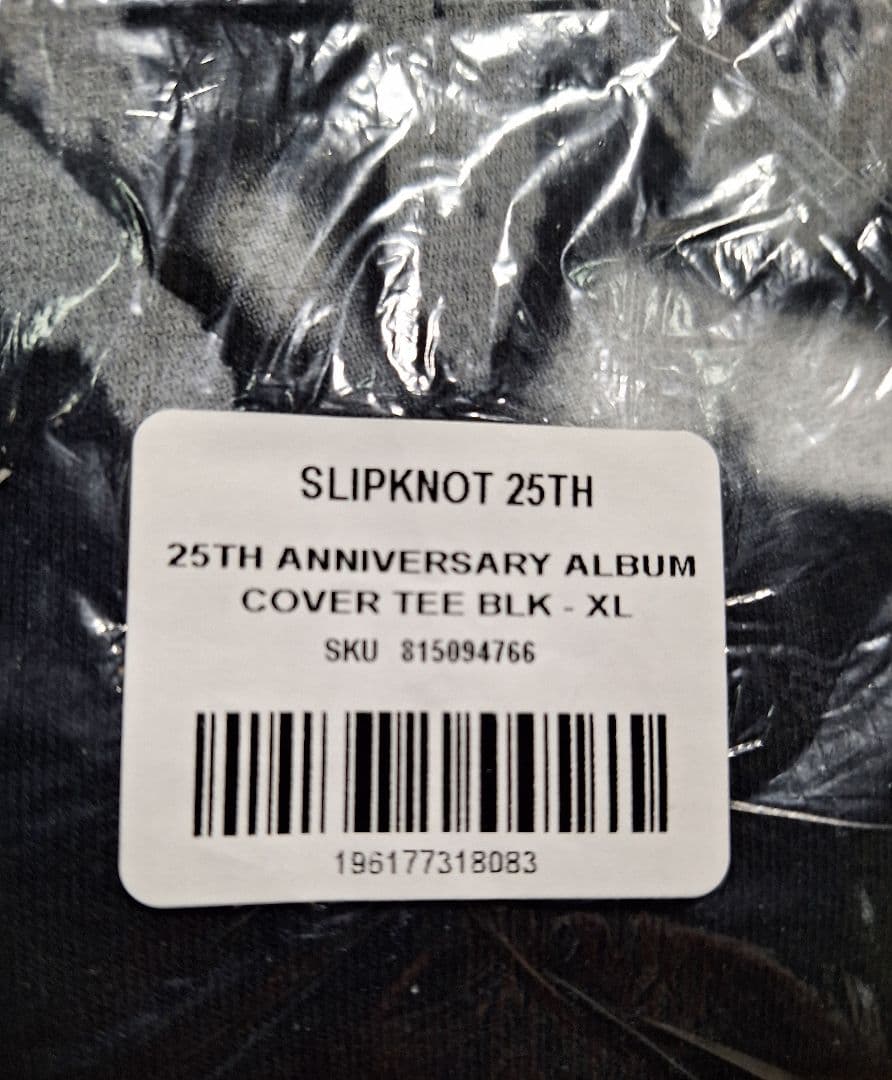 限定 XL Slipknot スリップノット 25周年 アルバム Tシャツ