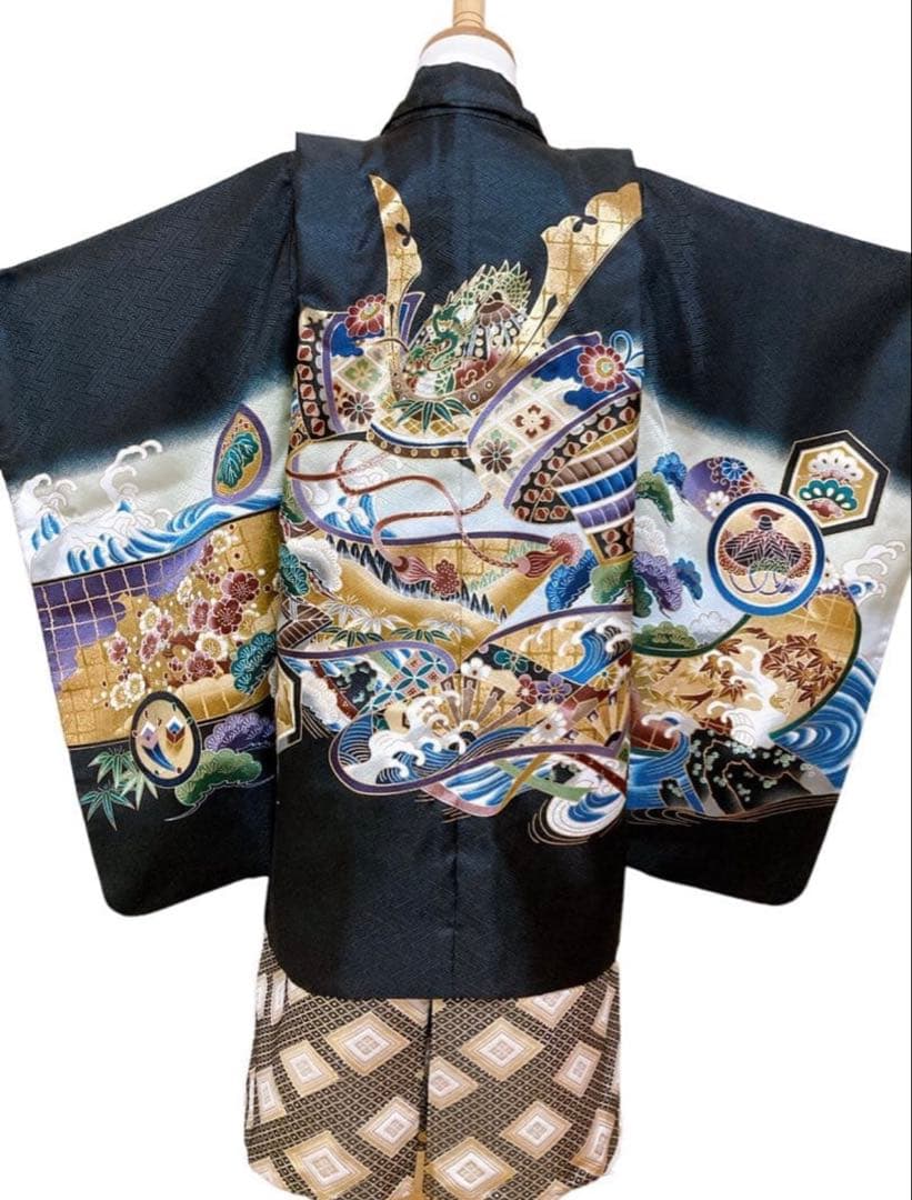 ☆*☆様 七五三 祝い 着物 袴 セット　5歳