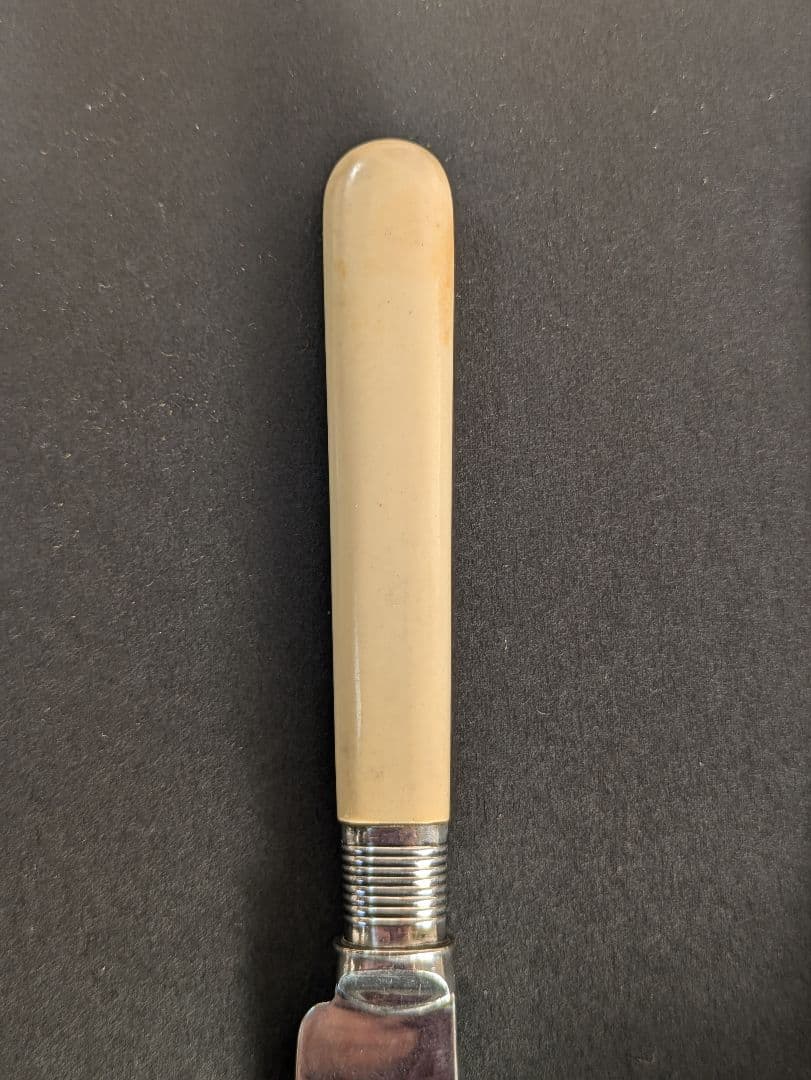 イギリス アンティーク シルバープレート ケーキナイフ ケーキサーバー 戴冠式