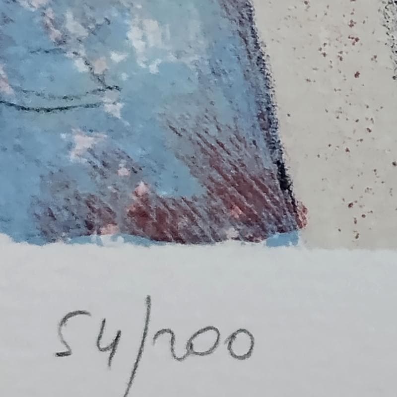 ☆カシニョール☆「黒い帽子のプロフィール」リトグラフ　MO判　54/200