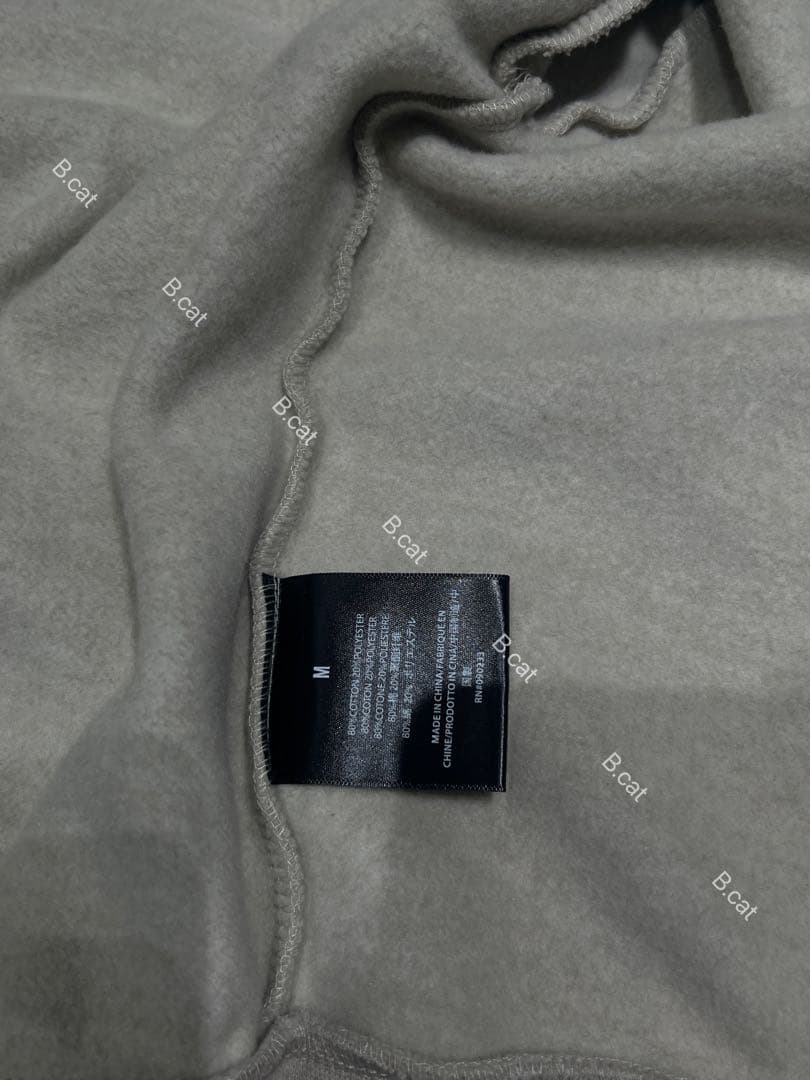 FEAR OF GOD ESSENTIALSジップアップ パーカー薄い灰色dye