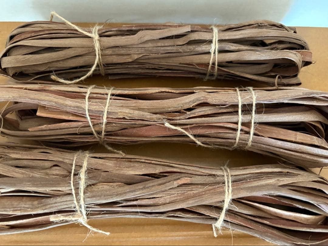 山葡萄ヒゴ　岩手県産　1m✖︎10本✖︎3組　幅10㎜